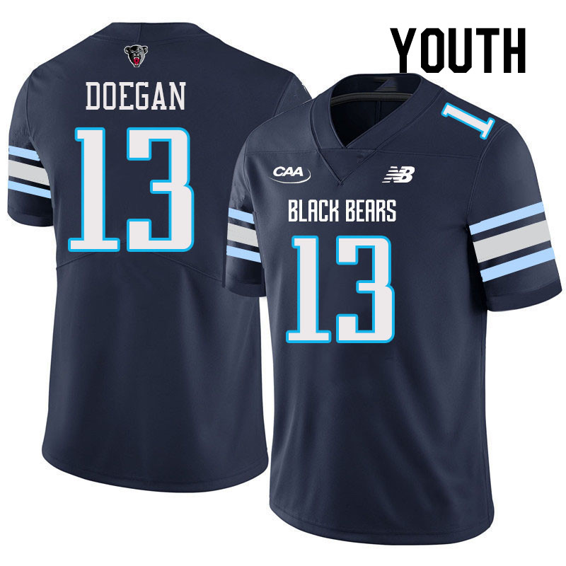 Youth #13 Dede Doegan Maine Black Bears College Football Jerseys Stitched Sale-Navy